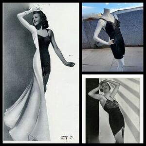 1950s Mary‎ Barron women's slip glamour style number vintage fashion